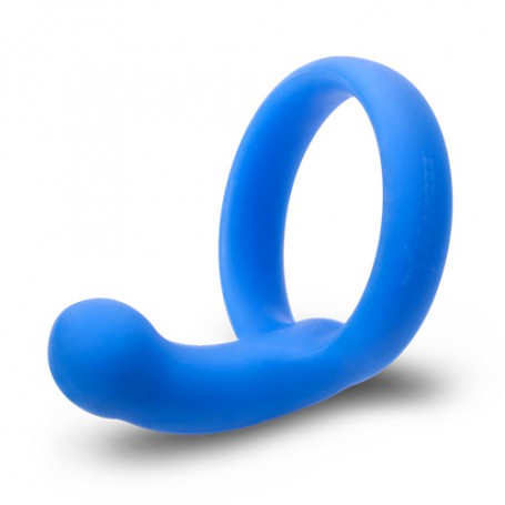 Erekční kroužek ROLLIE se stimulátorem hráze modrý