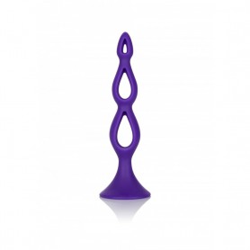 Kolík anální Calexotics Silicone TRIPLE PROBE purple