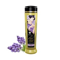 Masážní olej SHUNGA Erotic Massage Oil SENSATION LAVENDER 240 ml