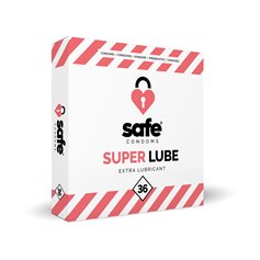 Kondomy Safe SUPER LUBE Extra Lubricant 36 ks