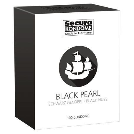 Kondomy Secura BLACK PEARL 100 ks