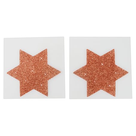Lepítka na bradavky Nipple Stickers STAR | Cottelli Collection