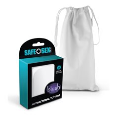 Obal na pomůcky Blush SAFE SEX Anti-Bacterial Toy Bag Large