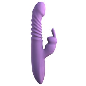 Vibrátor PIPEDREAM her thrusting silicone rabbit
