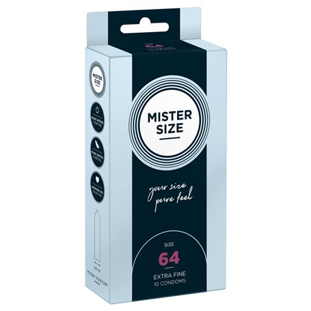 Kondomy MISTER SIZE 64 mm - 10 ks | MISTER SIZE