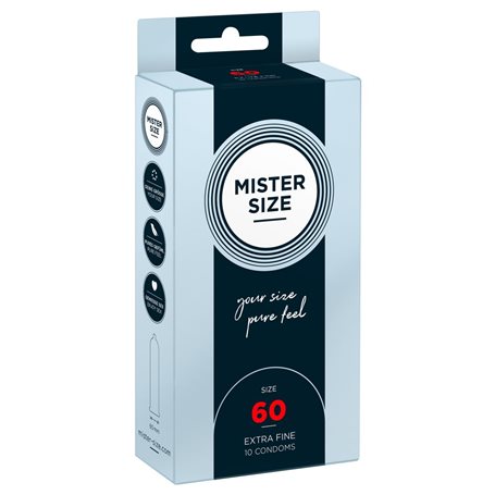 Kondomy MISTER SIZE 60 mm - 10 ks | MISTER SIZE