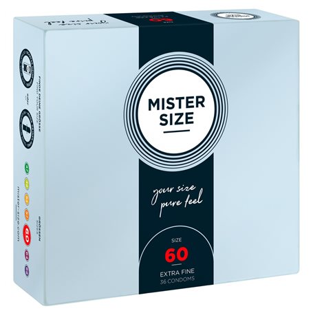 Kondomy MISTER SIZE 60 mm - 36 ks | MISTER SIZE