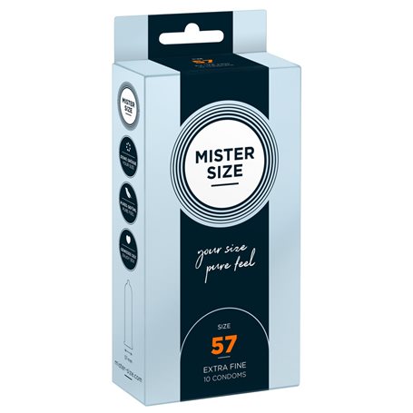 Kondomy MISTER SIZE 57 mm - 10 ks | MISTER SIZE