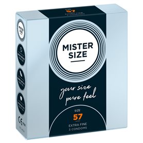 Kondomy MISTER SIZE 57 mm - 3 ks