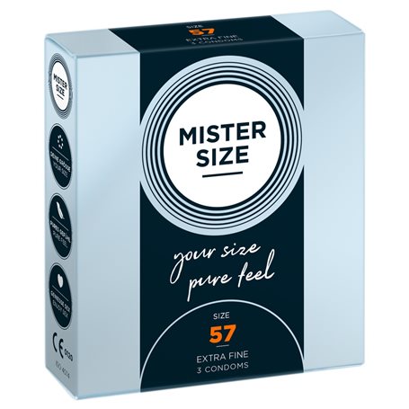 Kondomy MISTER SIZE 57 mm - 3 ks | MISTER SIZE