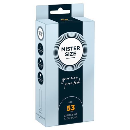 Kondomy MISTER SIZE 53 mm - 10 ks