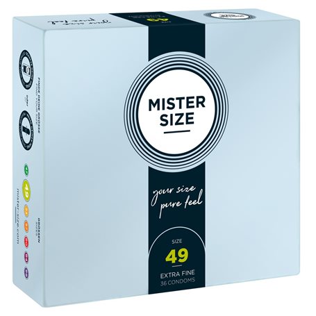 Kondomy MISTER SIZE 49 mm - 36 ks | MISTER SIZE