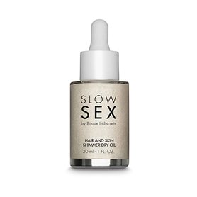 Olej BIJOUX INDISCRETS Slow Sex Hair & Skin Shimmer Dry 30 ml